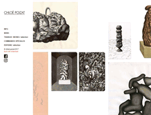 Tablet Screenshot of chloepoizat.com
